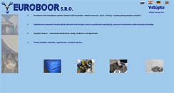 Desktop Screenshot of euroboor.sk