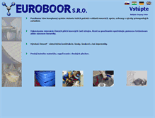 Tablet Screenshot of euroboor.sk