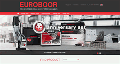 Desktop Screenshot of euroboor.com