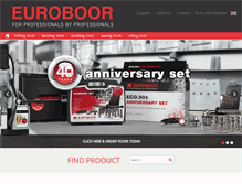 Tablet Screenshot of euroboor.com
